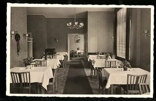 AK Zittau, Hotel Reichshof, Speisesaal, Bes. W. Franz