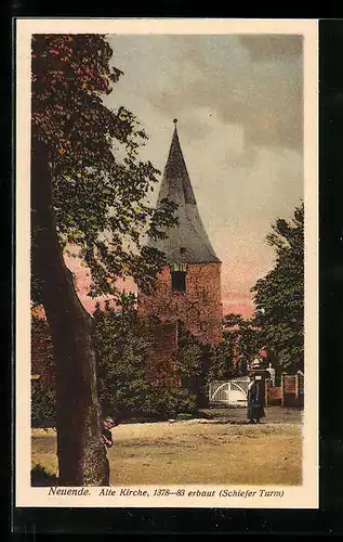 AK Neuende, Blick auf die alte Kirche