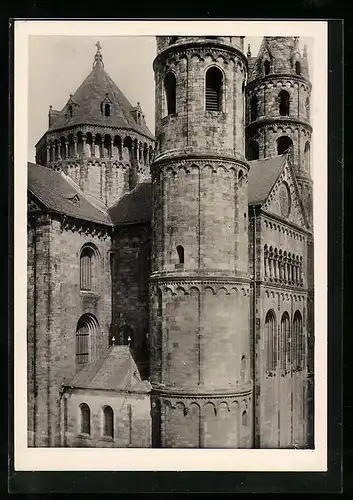 Foto-AK Walter Hege: Der Dom zu Worms, Ostbau, Deutscher Kunstverlag, Berlin