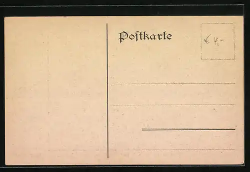 AK Norderoog, Silbermöve im Watt, Karte des Vereins Jordsand zur Begründung von Vogelfreistätten