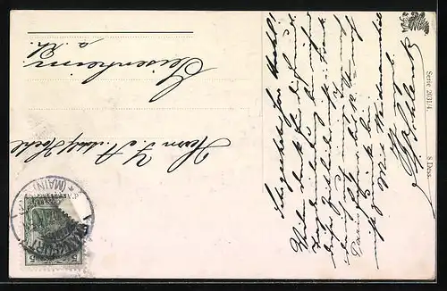 AK Rehe auf einer Lichtung am Waldrand