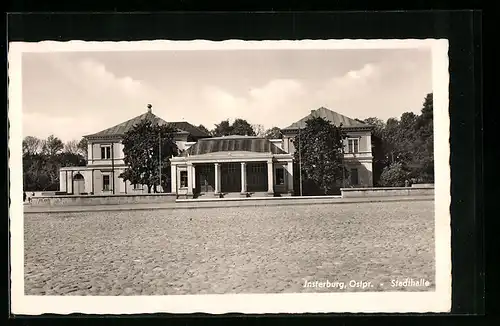 AK Insterburg, Blick auf Stadthalle