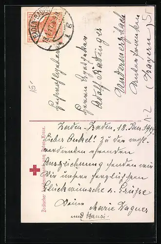 AK Portrait Grossherzog Friedrich II. von Baden in Uniform mit Epauletten