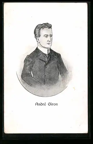 AK André Giron, Gemahl der Kronprinzessin Luise von Sachsen
