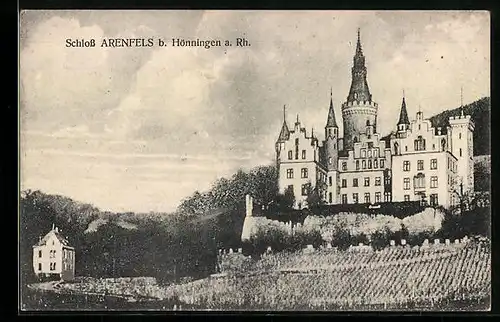 AK Hönningen a. Rh., Schloss Arenfels
