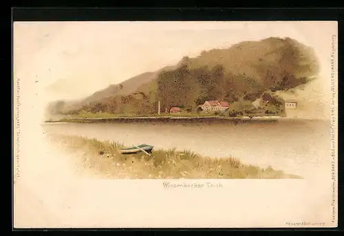 Künstler-AK Lauterberg, Wiesenbecker Teich