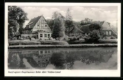 AK Endel ü. Vechta i. O., Gasthaus Engelmanns Bäke