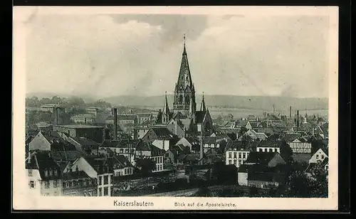 AK Kaiserslautern, Blick auf die Apostelkirche