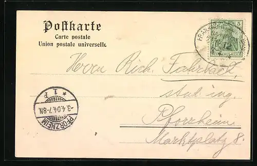 AK Heidelberg, Universität, Innenansicht Aula