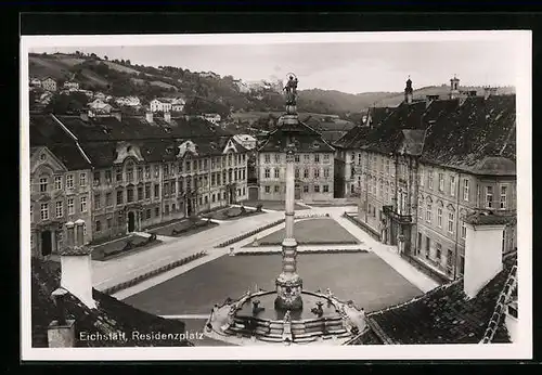 AK Eichstätt, Blick auf Residenzplatz