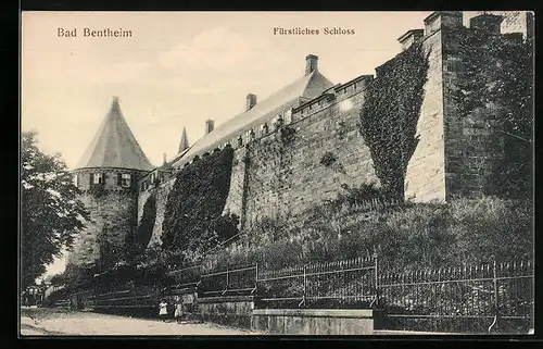 AK Bad Bentheim, Partie am Fürstlichen Schloss