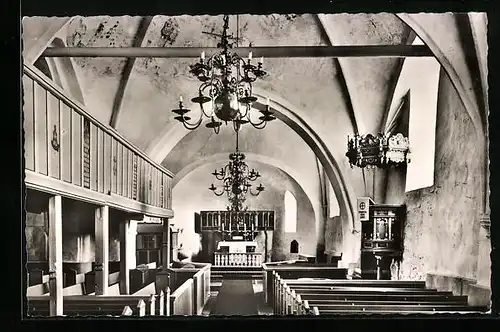 AK Wyk a. Föhr, Inneres der St. Laurenti-Kirche