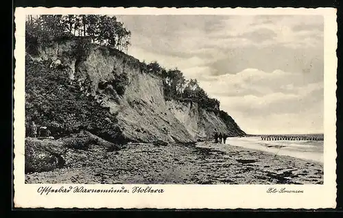 AK Warnemünde, Stoltera mit Strand