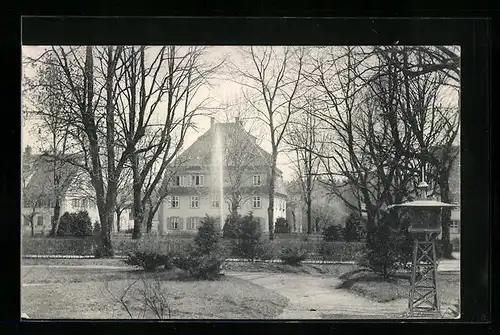 AK Königsfeld, Ortspartie mit Häusern