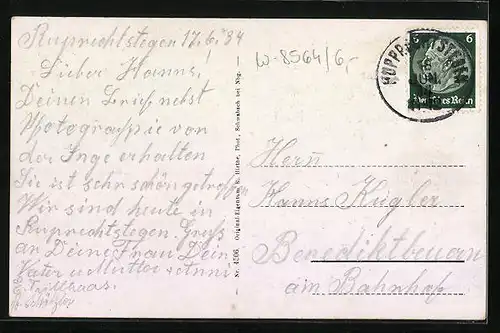 AK Rupprechtstegen /Fränkische Schweiz, Teilansicht