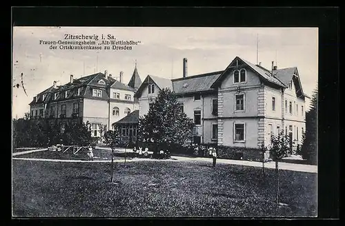 AK Zitzschewig, Frauen-Genesungsheim Alt-Wettinhöhe der Ortskrankenkasse zu Dresden