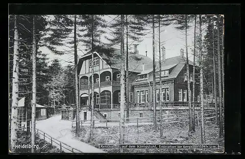 AK Heidelberg, Restaurant auf dem Königstuhl
