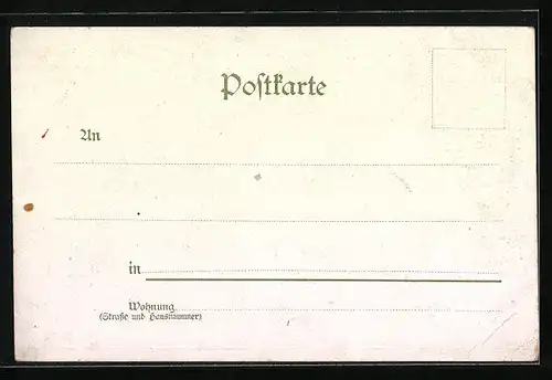 Lithographie Tabarz, Massenmühle im Lauchagrund