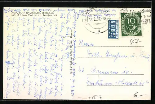 AK Rhynern, Autobahn-Raststätte