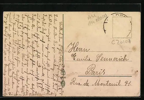 AK Velbert Rhld., Walter Rathenau-Platz u. Christuskirche