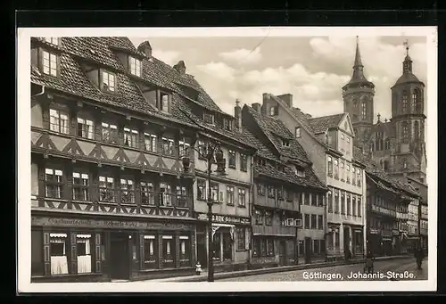 AK Göttingen, Partie in der Johannis-Strasse