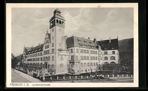 AK Freiburg i. B., Blick auf Lehrerseminar