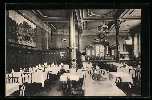 AK Strasbourg, Grande Basserie Alsacienne, Cafe-Restaurant Mauresse, Vieux-Marche-aux Poissons 7