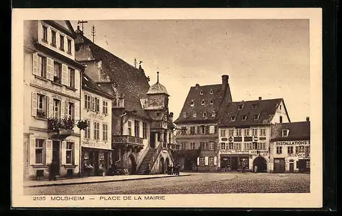 AK Molsheim, Place de Mairie
