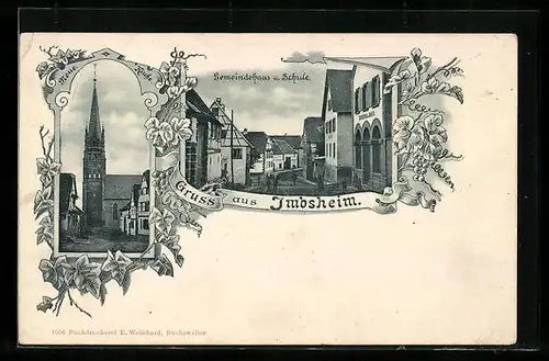AK Imbsheim, Gemeindehaus u. Schule, Neue Kirche