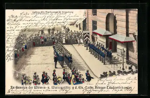 AK Strassburg, Aufzug der Wachparade