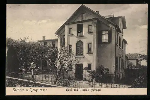 AK Seeheim a. Bergstrasse, Hotel und Pension Hufnagel