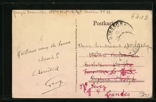 AK Marnheim, Gasthaus Wirtschaft Rudolf Völkel