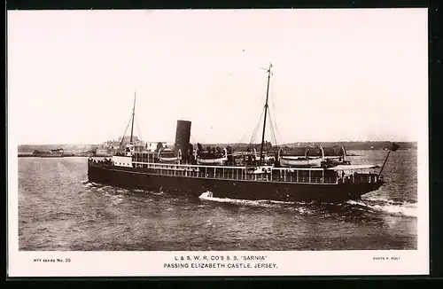 AK Passagierschiff SS Sarina, L. & S. W.R. Co.