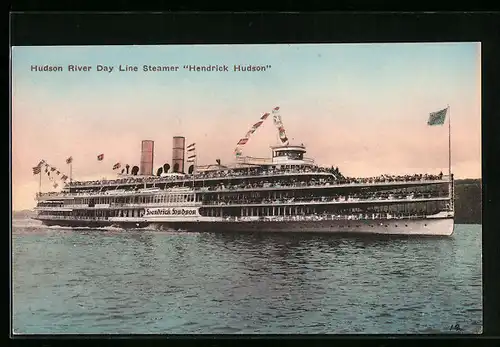AK Hudson River Day Line Steamer Hendrick Hudson