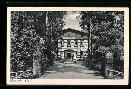 AK Lamsdorf, Kommandantur, Frontansicht