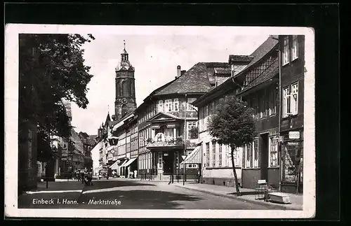 AK Einbeck i. Hann., Blick in die Marktstrasse