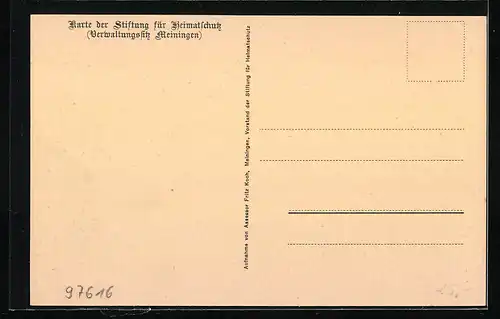 AK Neustadt a. d. Saale, Partie am Marktplatz