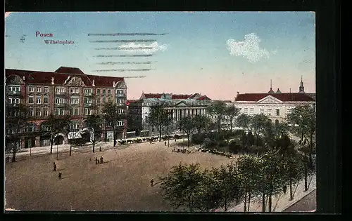 AK Posen, Wilhelmplatz