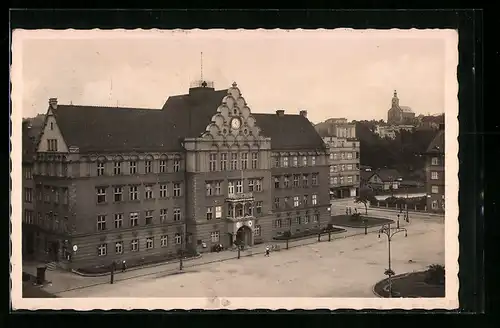 AK Teschen-Olsaland, Rathausplatz