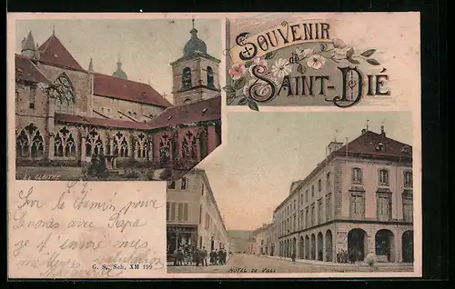 AK Saint-Die, Le Gloitre, Hotel de Ville