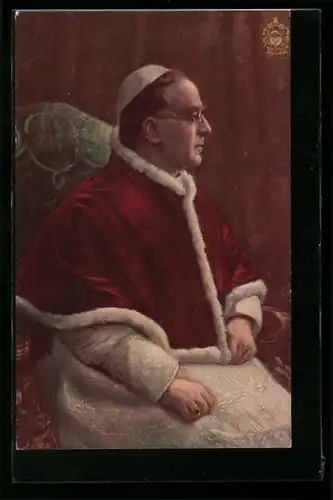 AK Papst Pius XI. im Portrait
