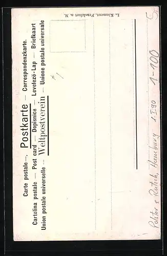 AK Papst Leo XIII. winkt