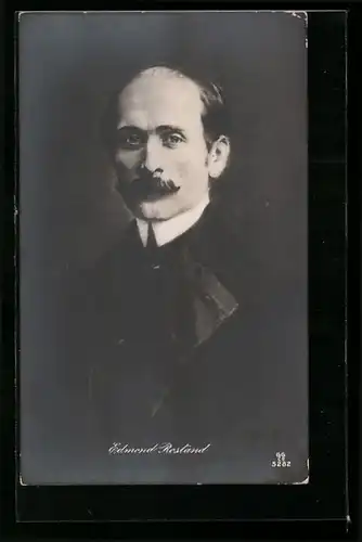 AK Edmond Rostand im Portrait