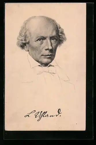 AK Ludwig Uhland, Balladendichter