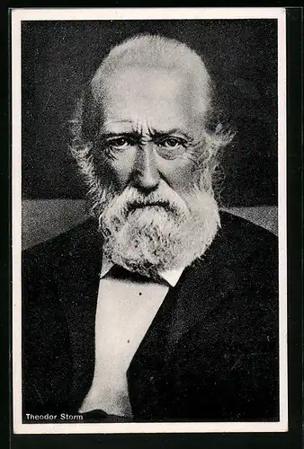 AK Portrait von Theodor Storm
