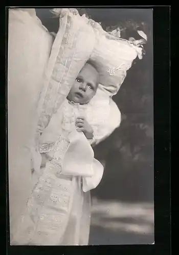 Foto-AK Erbprinz Johann Leopold von Sachsen-Coburg-Gotha