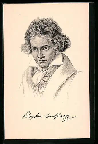 AK Ludwig van Beethoven, Komponist, 1770-1827