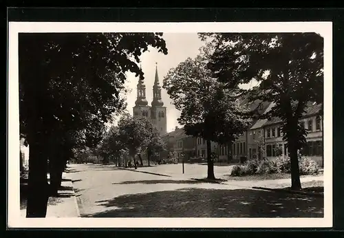 AK Schönebeck-Elbe, Strasse der Thälmann-Pioniere