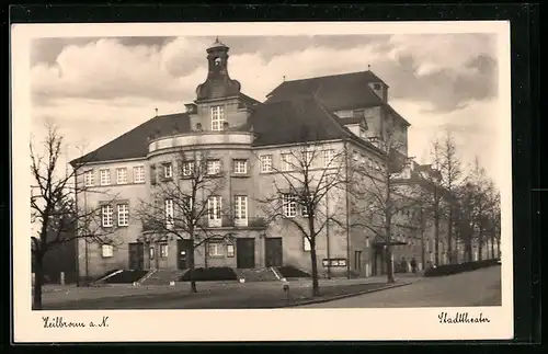 AK Heilbronn a. N., Ansicht vom Stadttheater