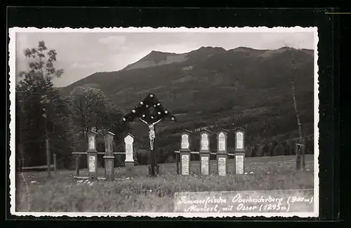 AK Oberhaiderberg, Marterl mit Osser